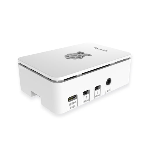CanaKit Raspberry Pi 4 Case - Premium White (High-Gloss)