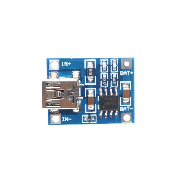 Modulo Cargador Bateria De Litio Mini USB De 1A TP4056 – Servotronik