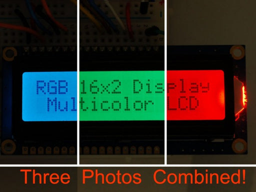 LCD RGB 16x2 + extras